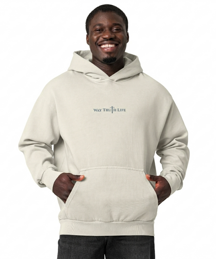 New Way Truth Life Urban Garment-Dyed Hoodie Dark