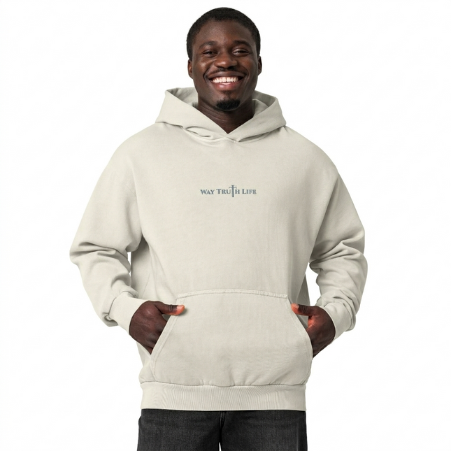 New Way Truth Life Urban Garment-Dyed Hoodie Dark