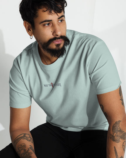 <a href="/products/new-jesus-the-way-men-s-premium-heavyweight-tee-light-1" title="New JESUS The Way Men’s Premium Heavyweight Tee Light"><strong>Wear your faith. Shop our premium heavyweight tees and hoodies.</strong></a>
