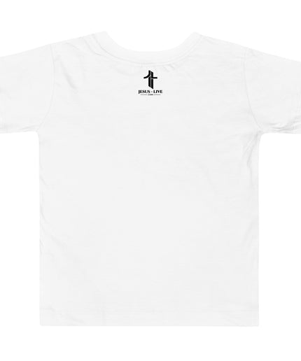 Revival America Christian kids t-shirt in White, back view