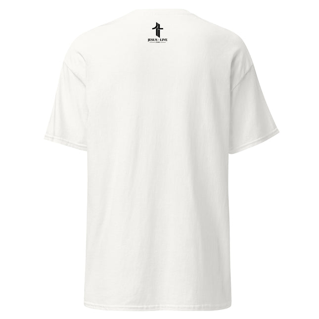 Jesus Revival Christian t-shirt in White, back view